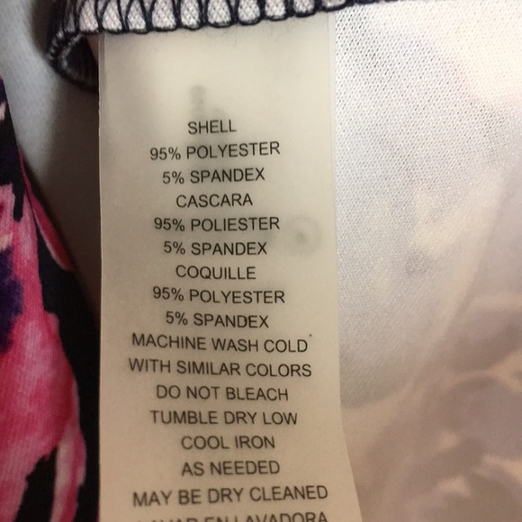 VC Dark Floral Cap Sleeve Fit & Flare Dress NWT - Picture 9 of 9